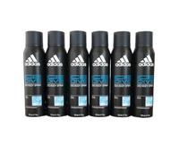 6 x Adidas Ice Dive Desodorante Body Spray 6Ã © R Set por 150 ml