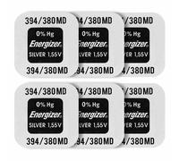 6 X Baterías Energizer De Óxido De Plata 394 380 1.55V SR45 SR936SW Para Reloj