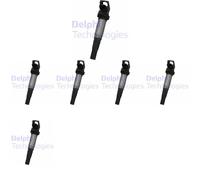 6 x bobina de encendido DELPHI para BMW, CITROËN, DS, MINI, PEUGEOT 1 E81, 1