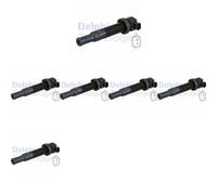 6 x bobina de encendido DELPHI para HYUNDAI, KIA CARNIVAL III, GRANDEUR IV