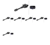 6 x bobina de encendido HELLA para NISSAN, RENAULT MURANO I, PATHFINDER III,