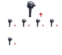 6 x bobina de encendido NGK para DAEWOO, FORD, VOLVO C30, C70 II, CIELO, FOCUS
