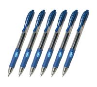 Pilot Pen - Bolígrafo de gel 2605 G2 07 - 0,7 mm, punta 0,39 mm, rellenable, azul, 6 unidades