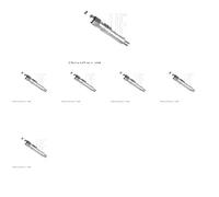 6 x Bujía de precalentamiento BLUE PRINT para BMW 1 E87, 3 E46, 3 E90, 3 E91, 3