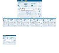 6 x Bujía de precalentamiento FAE para OPEL, RENAULT, SAAB 44079 I, 9-5 Kombi