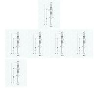 6 x Bujía de precalentamiento MAGNETI MARELLI para BMW 1 E87, 3 E46, 3 E90, 3 3