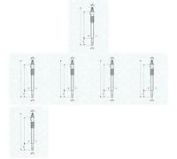 6 x Bujía de precalentamiento MAGNETI MARELLI para OPEL, RENAULT, SAAB 44079 I,