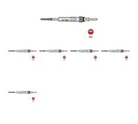 6 x Bujía de precalentamiento NGK para BMW 1 E81, 1 E87, 3 E46, 3 E90, 3 E91, 3