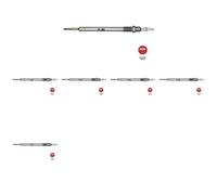 6 x Bujía de precalentamiento NGK para MERCEDES-BENZ A V177, B W246, W242, B C