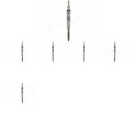 6 x Bujía de precalentamiento TOPRAN para BMW, LAND ROVER 3 E46, 5 E39, 7 E38,