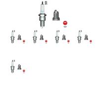 6 x Bujía NGK para ABARTH, ALFA ROMEO, AUDI, AUSTIN, AUTOBIANCHI