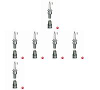 6 x Bujía NGK para AUDI 100 C3, 100 C4, 200 C3, 80 B4, 90 B3, A6