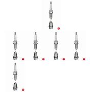 6 x Bujía NGK para AUDI, SEAT, SKODA, VW A3 8P, A3 8P/8PA/8P7, A4