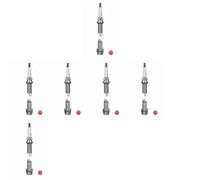 NGK Bujía de encendido PLZFR6A-11S (5987) electrodo central platino 1 pieza para BMW