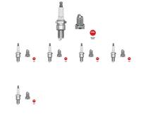 6 x Bujía NGK para DAIHATSU, HONDA, SUZUKI, TOYOTA, VW 4 RUNNER