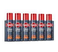 6 x Champú anticaída para el cabello Alpecina con cafeína Coffein previene la caída