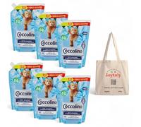 6 x Coccolino Aire de Primavera Suavizante Concentrado Suavidad y Frescura de Largo 144 Lavados Totales - 6 Botellas de 600 ml cada uno