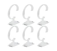 6 x correa de plástico con para reloj, soporte