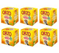 6 x Crastan Orzo Biologico en Cialde Cebada Bio-Cebada en Almohadillas de cebada tostada y molida, ideal para moca, infusión y espresso 96 g. Cada paquete contiene 16 almohadillas