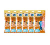 6 x DenTek Fun Flosser Kids para niños con sabor a frutas silvestres