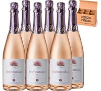 6 x Disfrutando 0,0 Juan Gil - Vino Sin Alcohol 0,0% Premium (Espumoso Rosado) - Sabor Auténtico y Equilibrado - 75 cl (6 x 75 spumoso R)