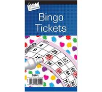 6 x Entradas Justo Papelería Bingo Bingo libro El color puede variar