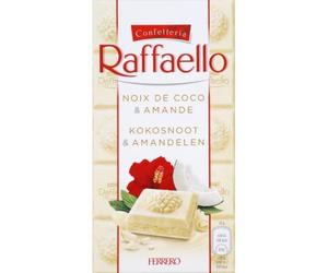 6 x Ferrero Raffaello Crema di Mandorle e Cocco Chocolate blanco relleno con crema de almendras y coco 90 g barritas