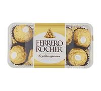 6 x Ferrero Rocher Gold Edition 16 pezzi Chocolate con leche con relleno de avellanas 200 g
