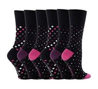 6 x Gentle Grip - Calcetines - Lunares - para mujer multicolor Mehrfarbig - Mixed GG07 37-42