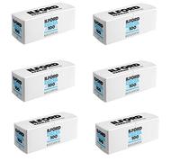 6 x Ilford 1743399 Delta PRO 100 120 Grano fino, de velocidad media película en blanco y negro, ISO 100, 120 tamaño