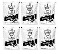6 x Levadura Turbo T3 - 125g, Levadura para Vodka, Azúcar y Frutas, Fermentación Rápida hasta 17%, Fórmula Escandinava