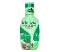 6 x Malizia Bagno Pino y verde Te Espuma Baños Bath Shower Foam 1 lt