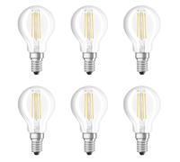6 X OSRAM LED Filamento Gota 4W = 40W CLARO 470LM CÁLIDO INTERRUPTOR REGULABLE