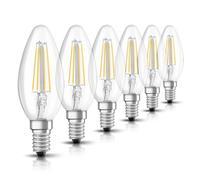 6 X OSRAM LED Filamento Velas 5W = 40W E14 Claro Relax & Activo Cálido & Frío
