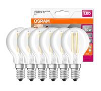 6 X Osram LED Relax & Activo Gotas 5W = 40W E14 Transparente 2700 & 4000K para