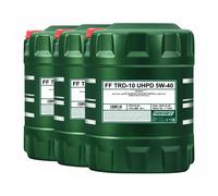 60 (3x20) Litro FANFARO 5W-40 TRD-10 Aceite para Camión,Remolque,Transporter