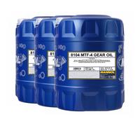 60 (3x20) Litro Mannol 75W-80 MTF-4 Api GL-4/ GL4/ Aceite Motor /