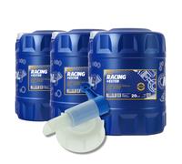60 (3x20) Litro Mannol Carreras + Ester 10W-60 Api Sn / Sm / Cf Con Grifo
