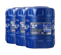 60 (3x20) Litro Mannol SAE 10W-30 TS-12 Aceite para Camión, Remolque, Coche Etc