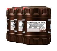 60 (3x20) Litro Pemco SAE 10W-40 Multifarm Stou Aceite de Motor Stou