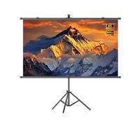 60 72 84 100 Pulgadas Interior Al Aire Libre Pantalla de Proyección con Trípode, 4K HD Pantalla de Cine Portátil para Fiesta, Cine en Casa(60"(16:9))