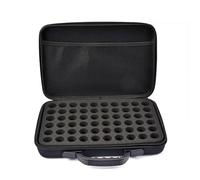 60 Agujeros de Almacenamiento de Aceites Esenciales, de Transporte de de Eva con Mango, para 5 ml 10 ml Botella de 15 ml Atherische, Aceites Portátil Maleta de Viaje