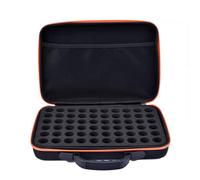 60 Agujeros de Almacenamiento de Aceites Esenciales, de Transporte de de Eva con Mango, para 5 ml 10 ml Botella de 15 ml Atherische, Aceites Portátil Maleta de Viaje