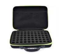 60 Agujeros de Almacenamiento de Aceites Esenciales, de Transporte de de Eva con Mango, para 5 ml 10 ml Botella de 15 ml Atherische, Aceites Portátil Maleta de Viaje