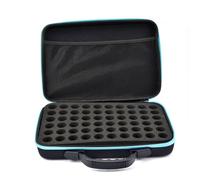 60 Agujeros de Almacenamiento de Aceites Esenciales, de Transporte de de Eva con Mango, para 5 ml 10 ml Botella de 15 ml Atherische, Aceites Portátil Maleta de Viaje