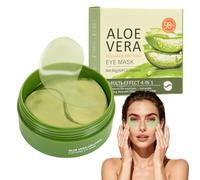 60 almohadillas para los ojos contra ojeras, bolsas de ojos, arrugas, parches para ojos, hidratantes e hidratantes, ojos cansados (Aloe Vera)
