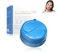 60 almohadillas para los ojos, parches para los ojos, contra ojeras, bolsas, con humedad refrescante, reduce las arrugas y la hinchazón, ojos cansados