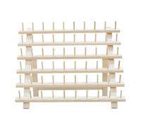 60-axis Wooden Foldable Thread Rack Sewing Storage Tool Method Embroidery Manual DIY