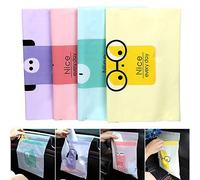 60 bolsas de basura desechables fáciles de pegar, a prueba de fugas, hermosa bolsa de almacenamiento de cocina, duradera, adecuada para coches, cocinas, dormitorios, salas de estudio, viajes, camping