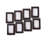 60 cajas de regalo negras de 3.5 x 2.6 pulgadas, cajas pequeñas de cartón para presentaciones de joyas, pulseras y estuche de regalo